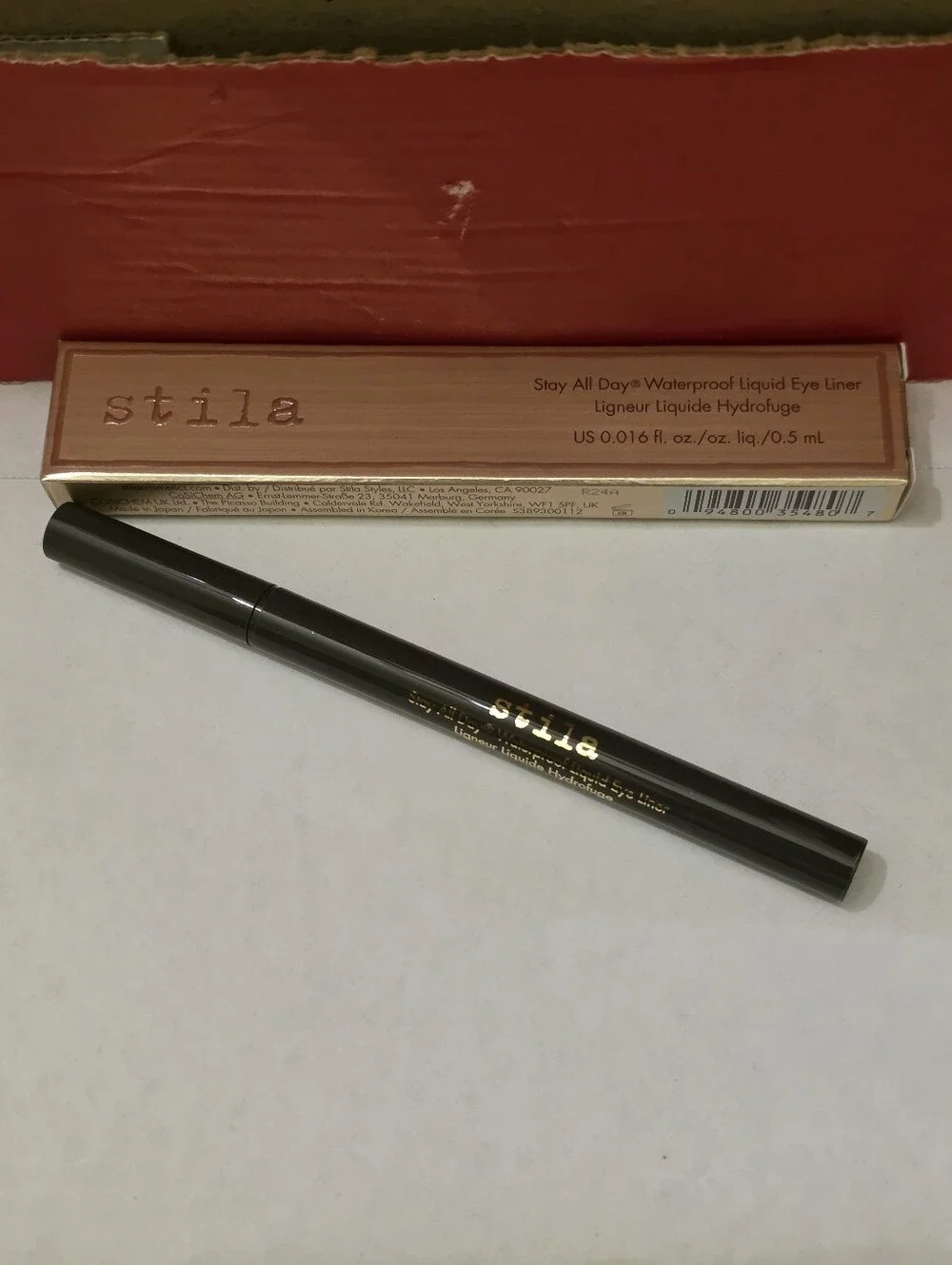 Stila Stay All Day Waterproof Liquid Eyeliner INTENSE BLACK. BNIB